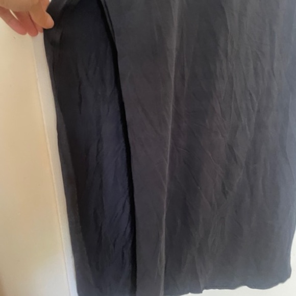 Lululemon Black Maxi Dress Restore & Revitalize Slits Sleeveless - Picture 5 of 8